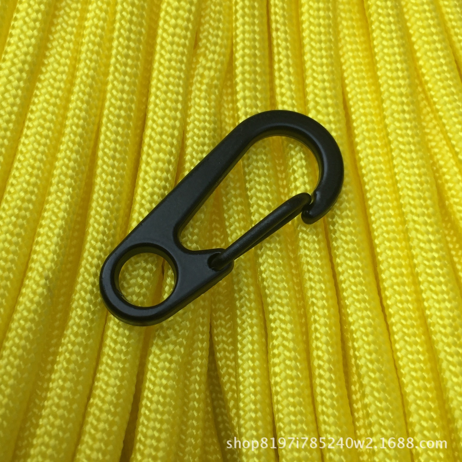 Simple mini tipo D colgante hebilla llavero gancho rápido mosquetón EDC herramienta portátil cuerda hebilla de tienda