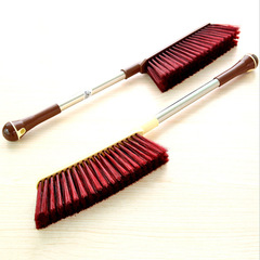 Stainless steel handle dust removal brush Large bed sweeping brush Long handle dust brush Plastic coat and hat cleaning brush 62cm