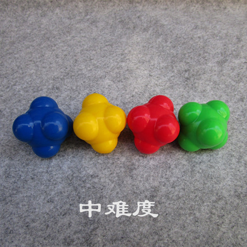 Silicone hexagonal ball, speed and agility training, hexagonal reaction ball, smart and sensitive ball