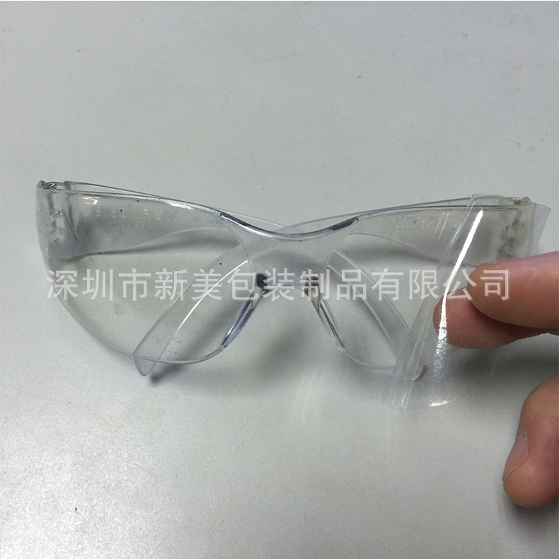 厂家供应 眼镜镜面保护膜印刷静电PVC保护膜镜片泳镜保护膜