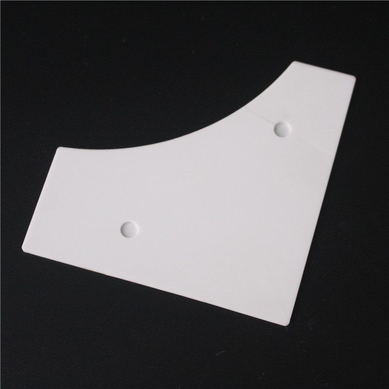 厂家供应多孔氧化铝陶瓷99瓷陶瓷片抗磨陶瓷片 来图来样定 制