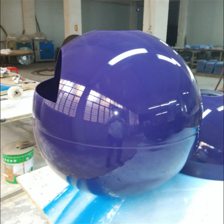 亚克力各种球/亚克力紫色开口球/有机玻璃圆球