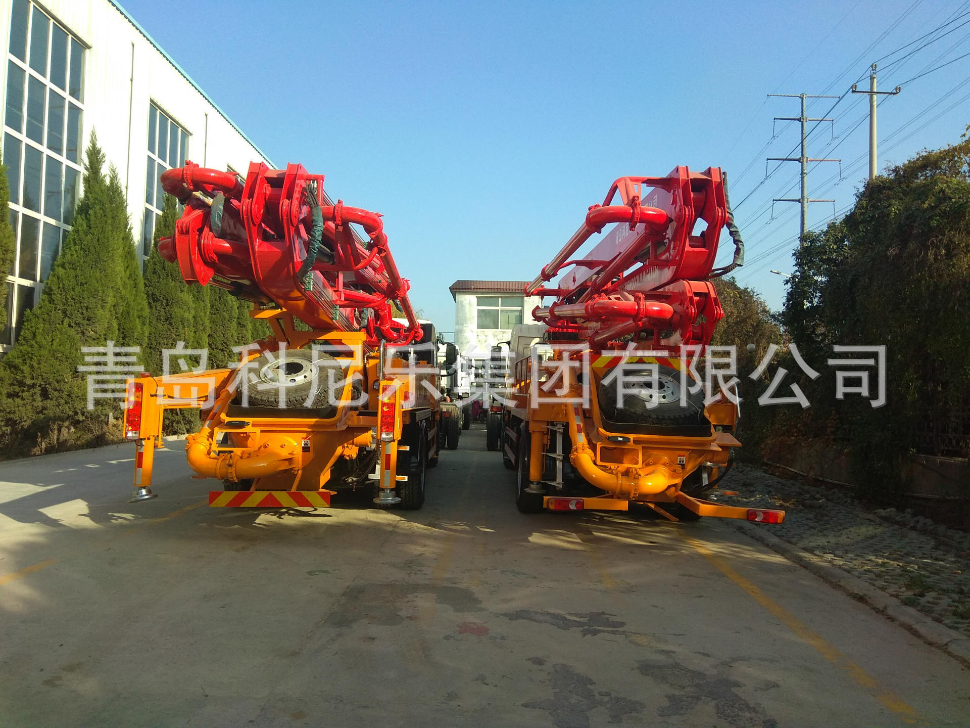 混凝土泵车 35米混凝土泵车 混凝土浇筑泵车 重汽HWO底盘臂架泵车