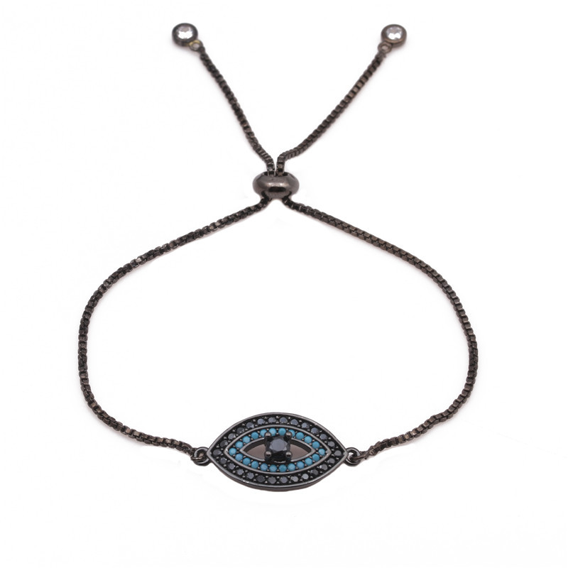 Copper Korea Geometric bracelet Gun black NHYL0070Gunblack