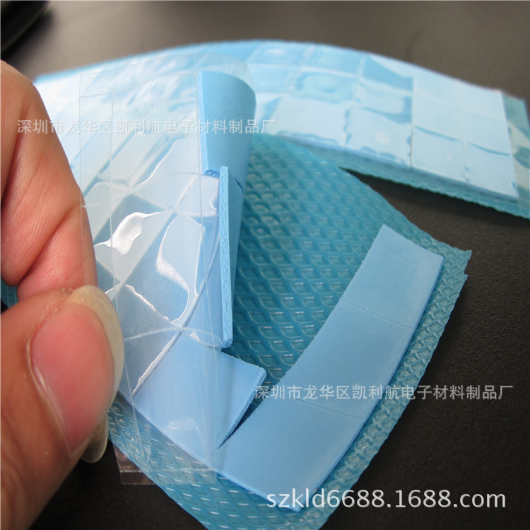专业生产各种导热硅胶贴 硅胶导热衬垫 自粘导热传热散热硅胶泥