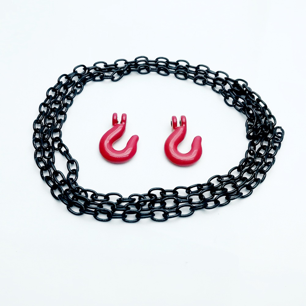 1/10攀爬车配件TRX-4遥控仿真越野SCX10 rc4wd救援铁链钩装饰配件