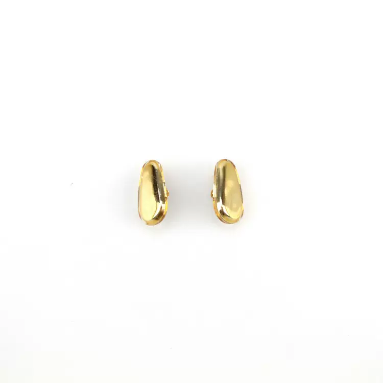 显贵内金属外包硅胶鼻托  金色 银色