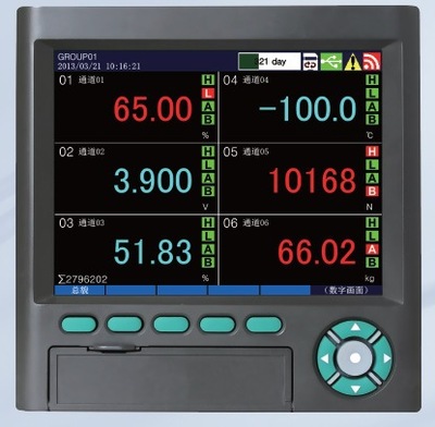 XSR90无纸记录仪,5.6英寸、640×480高分辨率 彩色液晶记录仪|ms