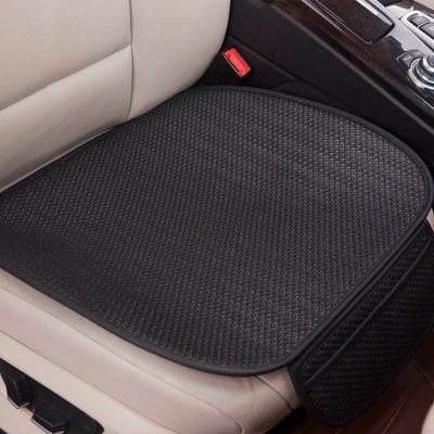 Amazon Hot-selling Cross-border Car Cushion Summer Monolithic Ice Silk Cushion Universal Car Cushion Three-piece Cushion (Seat cushion, seat cover)