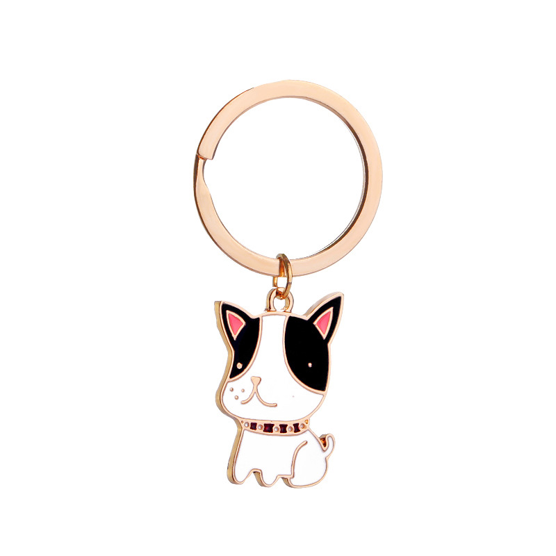 Mode Explosion Keychain Creative Fashion Variety Pet Dog Keychain Wild Car Bag Key Ring Gros Nihaojewelry display picture 4
