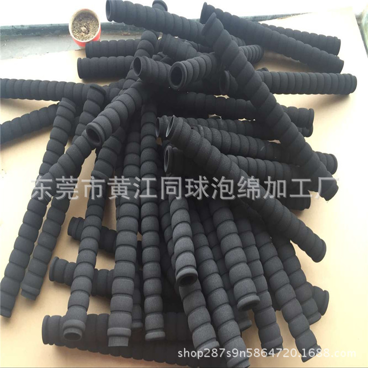 供应竹节NBR手把套，手纹把套亚面竹节把套，配件NBR橡塑握把