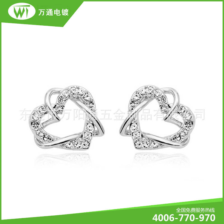 电镀加工生产厂家供应不锈钢饰品镀铑加工电镀厂加工电镀铑加工