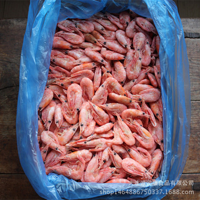 冰虾甜虾带籽即食冰虾北极熊加拿大北极甜虾 北极虾5斤箱冰虾批发