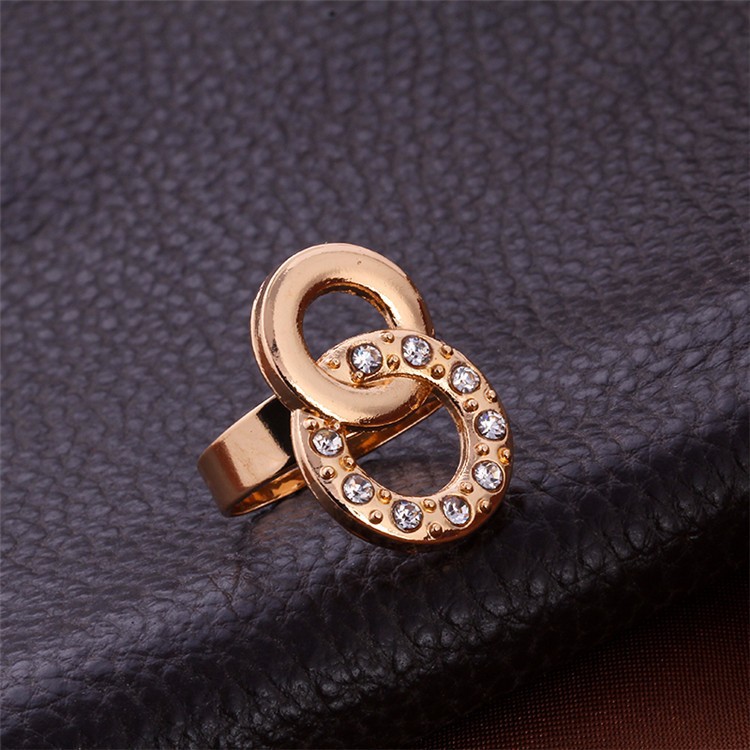 Fashion Jewelry Five-ring Suit Necklace Earrings Bracelet Ring Four-piece Wholesale Nihaojewelry display picture 6