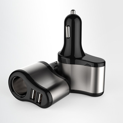 Cigarette Lighter Dual USB Car Charger with Smart Car Phone Charger