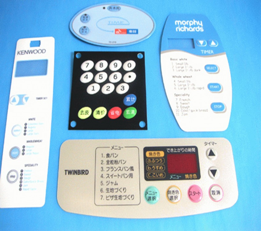 供应PVC标牌 pvc面板贴 鼓包面贴 按键鼓包铭牌定做