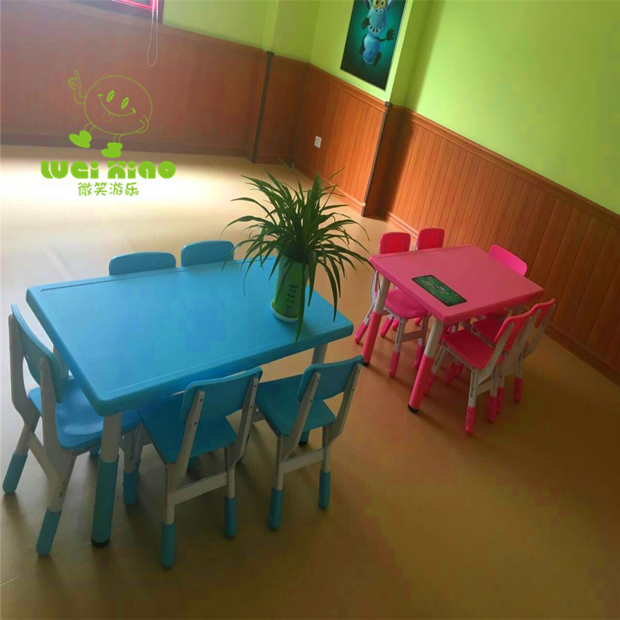 Cost-effective kindergarten Tobin family Learning table children Plastic tables and chairs Training Lift tables