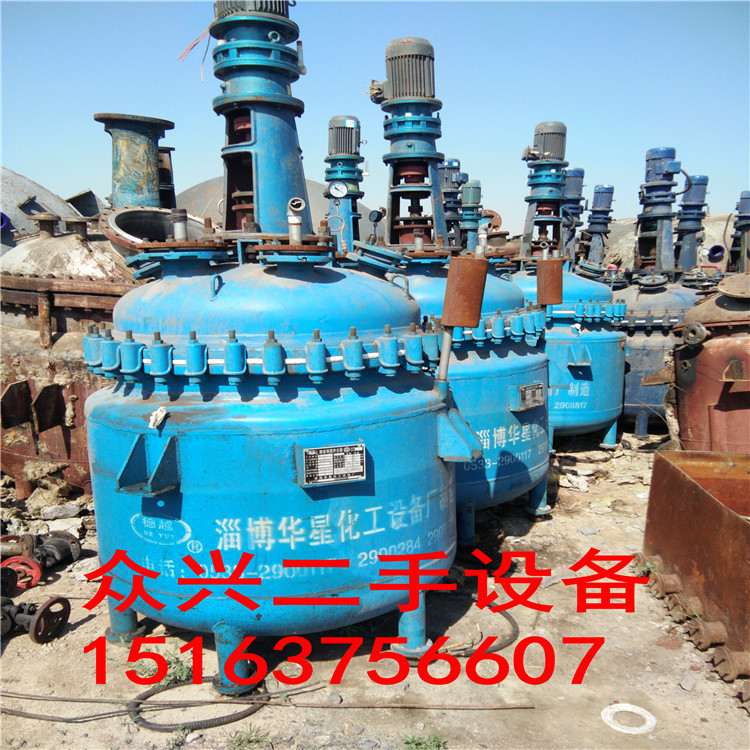 供应二手搪瓷反应釜 出售二手搪瓷反应釜 二手反应釜