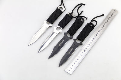 厂家直销 野外求生小直刀 潜水军刀 美国绑腿直刀 户外防身刀具|ms