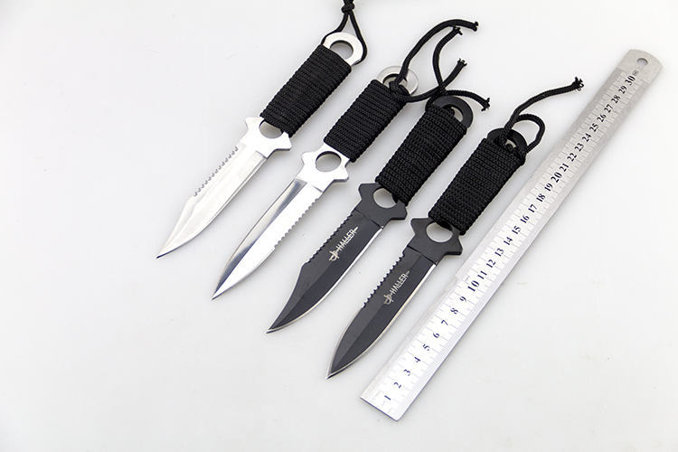 厂家直销 野外求生小直刀 潜水军刀 美国绑腿直刀 户外防身刀具|ms