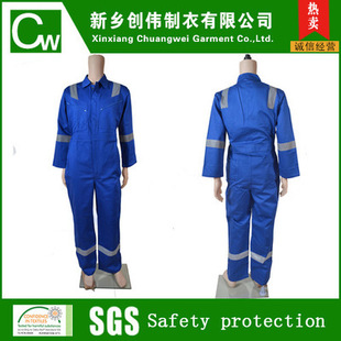 Customized Fireproof Anti-Static Work Clothing Firefighter Protective Clothing Auto Repair Tooling Jumpsuit Overalls