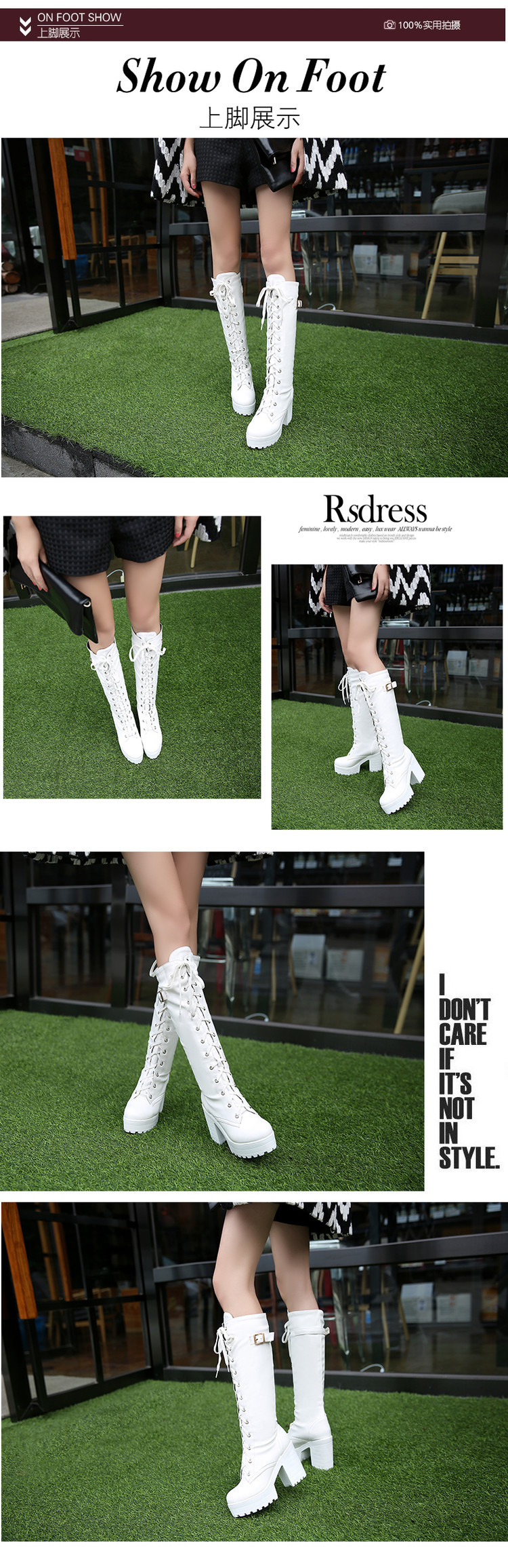 Bottes femme WYNN en PU artificiel - Ref 3355251 Image 12