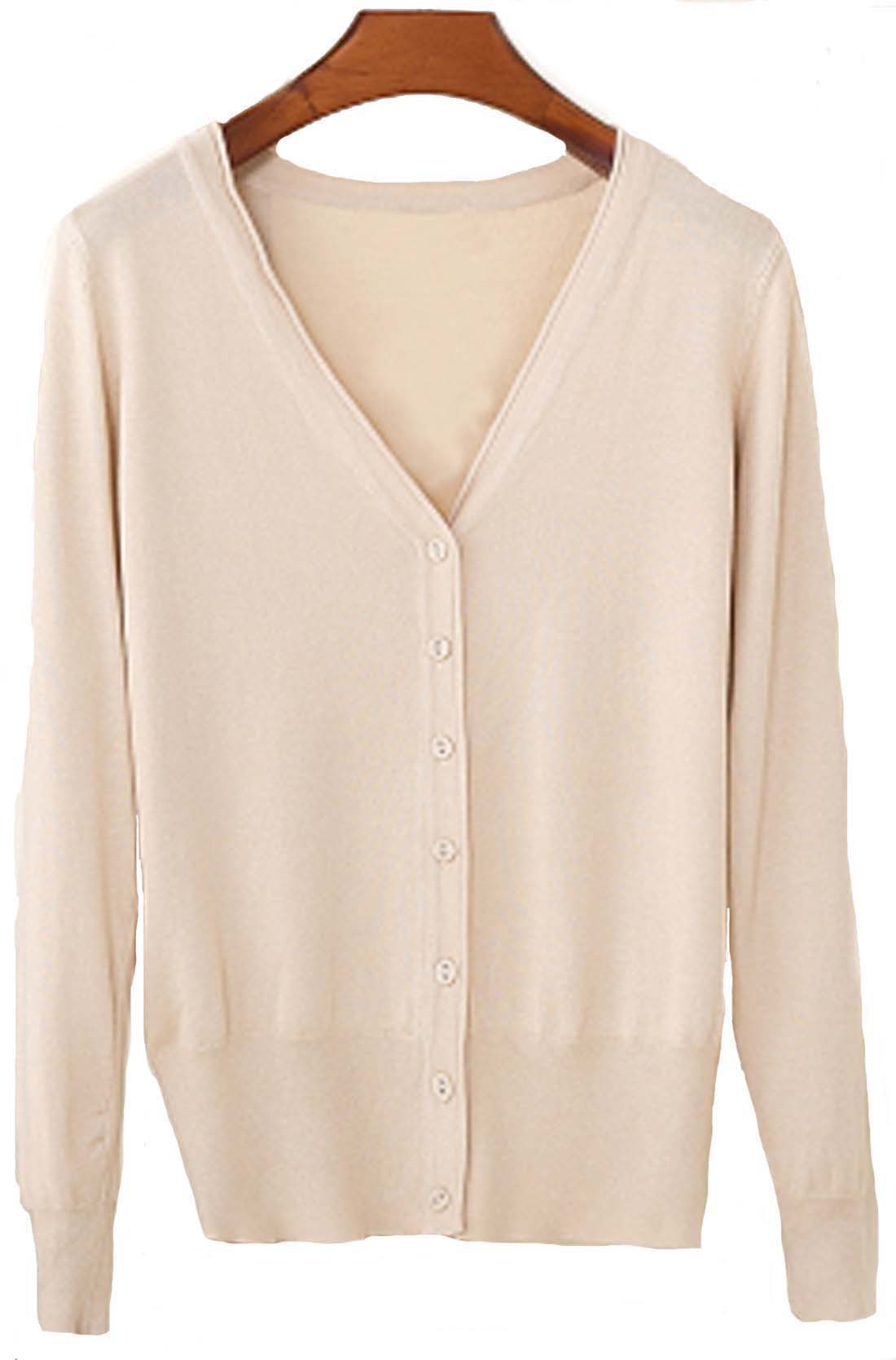 春夏秋 薄手 Vネック 日焼け止 冷房対策 毛玉 (49)