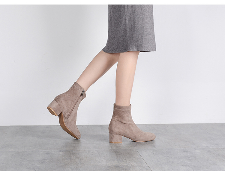 Bottes femme en Daim - Ref 3354814 Image 25