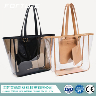 pvc超透膜防尘防潮女士高档塑料包包原材料膜果冻包彩虹包加工膜.-阿里巴巴