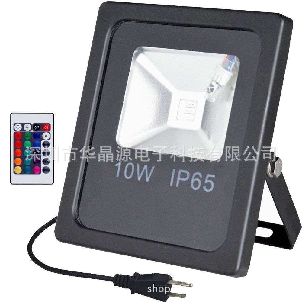 10W RGB 贴片大功率 投光灯 户外防水 IP65 亚马逊热销|ru