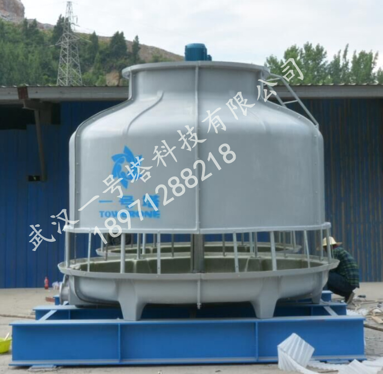 湖北厂家直销加工定制圆形方形冷却塔高温冷却塔工业冷却塔