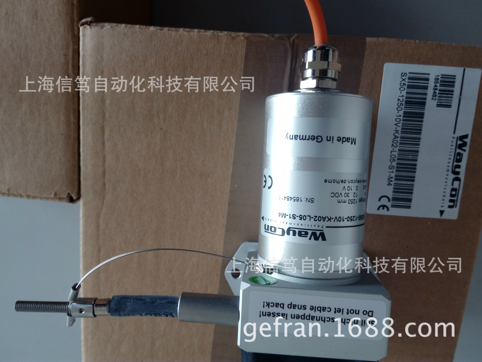 德国WAYCON拉绳位移尺SX135-30M-420A-SA