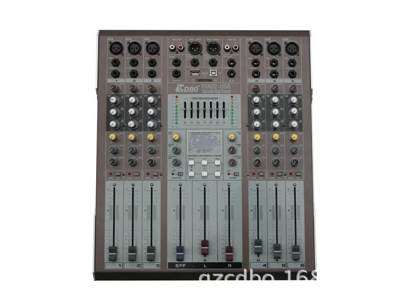 供应CDBO卡迪宝FX602-USB 专业调音台舞台专用调音台带均衡带效果