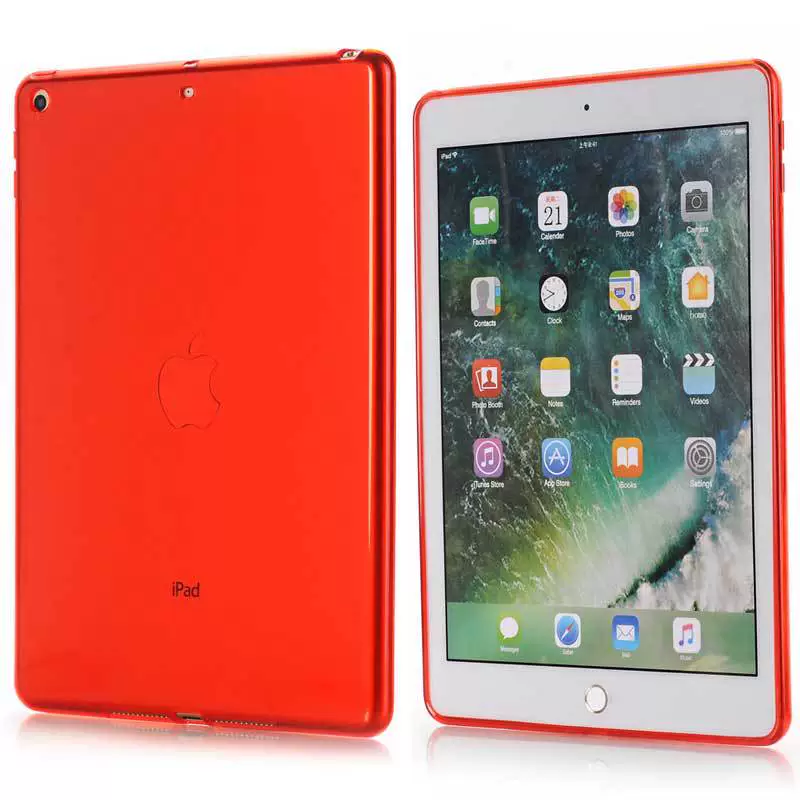 Новый iPad 9.7 2017 Прозрачный TPU чехол для планшета ультратонкий задняя защита против падения полупрозрачный