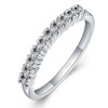 Accessory, fashionable sophisticated zirconium, ring with stone, jewelry, Japanese and Korean, wholesale