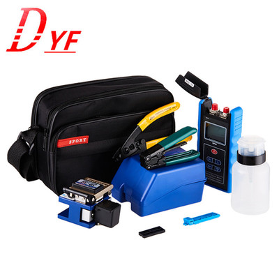 FTTH光纤冷接工具套装FC6S光纤切割刀5公里红光笔光功率计一体机