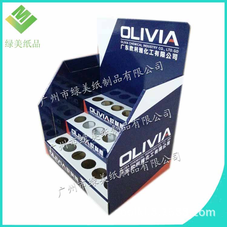 台式可折叠产品促销盒PDQ纸展示盒纸陈列盒