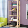 Universal wooden bookshelf, storage system