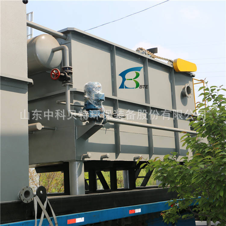 油田废水处理设备生产厂家中科贝特推荐全自动气浮机达标排放