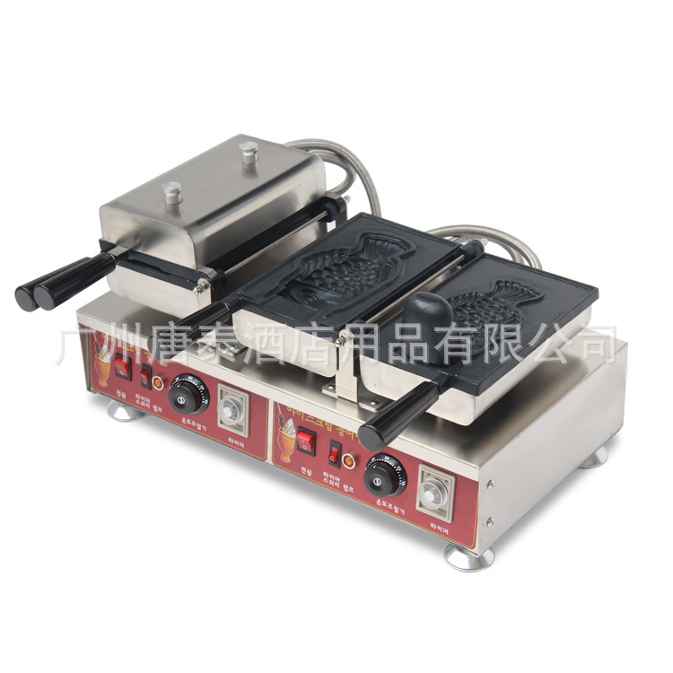 供应日式数字版鲷鱼设备 韩国冰淇淋不锈钢大口鲷鱼烧机NP-711