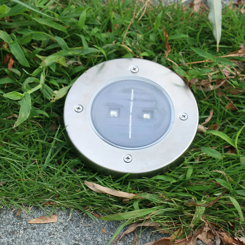 环保节能的圆形LED地埋灯 埋地灯 嵌入式埋地射灯 太阳能地埋灯