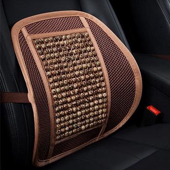 Car summer hand-woven steel tube Bodhi waist back ice silk waist pillow round tube back waist cushion waist cushion one piece