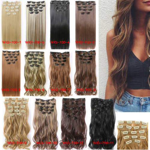 Wavy Hair Wigs High temperature non marking hair piece