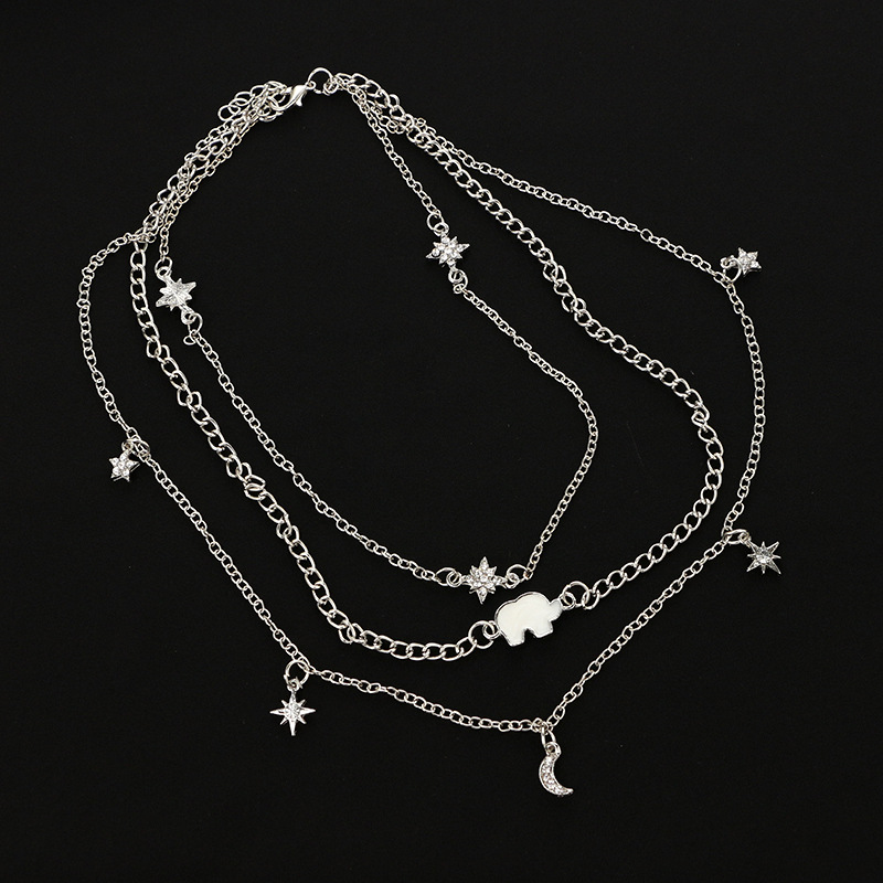 plating Jewelry Set (silver)NHGY0622-silver