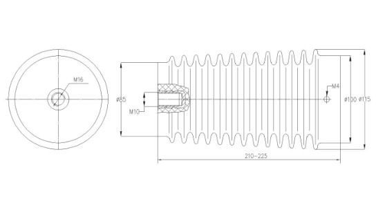 载波10KV1720PF耦合交流电容传感器 高频陶瓷电容器