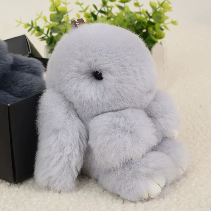 Кролик кулон аксессуары милое модное платье мертвый кролик рекс мех кролика Mengmeng Кролик сумка аксессуары кулон пряжка