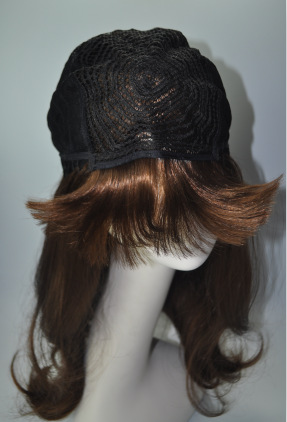 Peluca popular de estilo europeo y americano cos/fiesta fiesta fiesta de vacaciones casco fábrica cabello liso