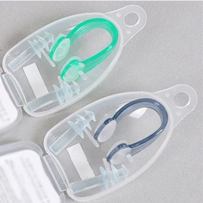 Round box earplug+Nose clip waterproof 4520