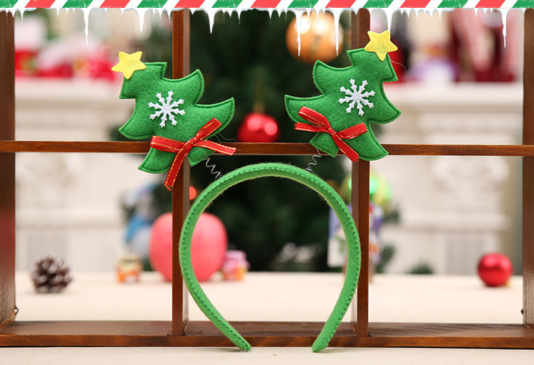 Kerstboom haarband voor kinderen feestelijk haaraccessoire_voghion.com
