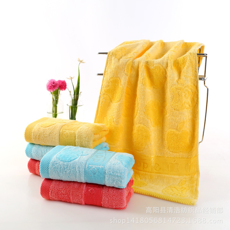 Cross-border e-commerce color bamboo fiber Apple adult men and women bath tube top bath towel gift promotional benefits